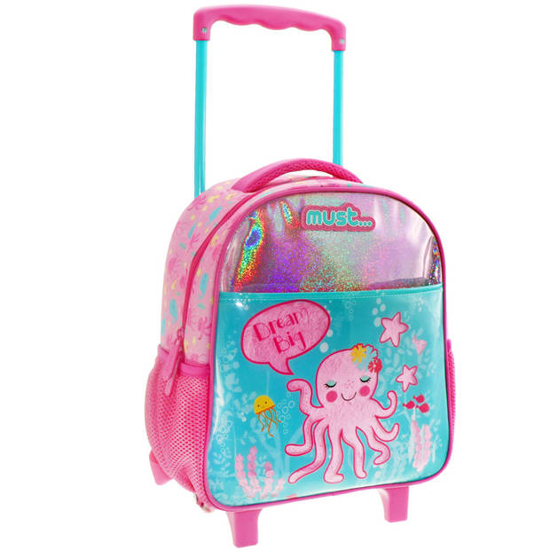 Must Octopus Rugzak Trolley - 31 x 27 x 10 cm - Multi