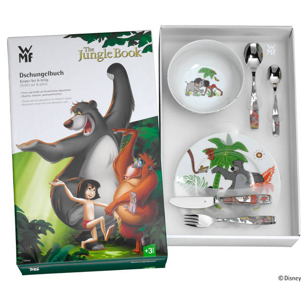 WMF Kinderbestek Kids Disney Junglebook 6-Delig