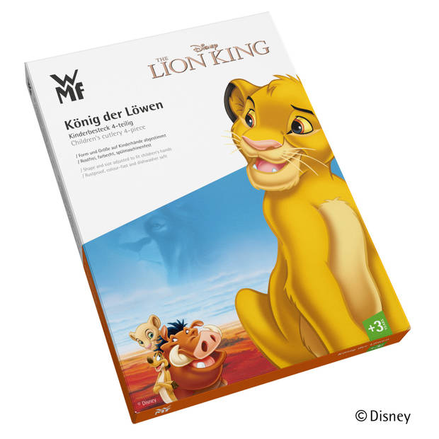 WMF Kinderbestek Kids Disney Lion King 4-Delig