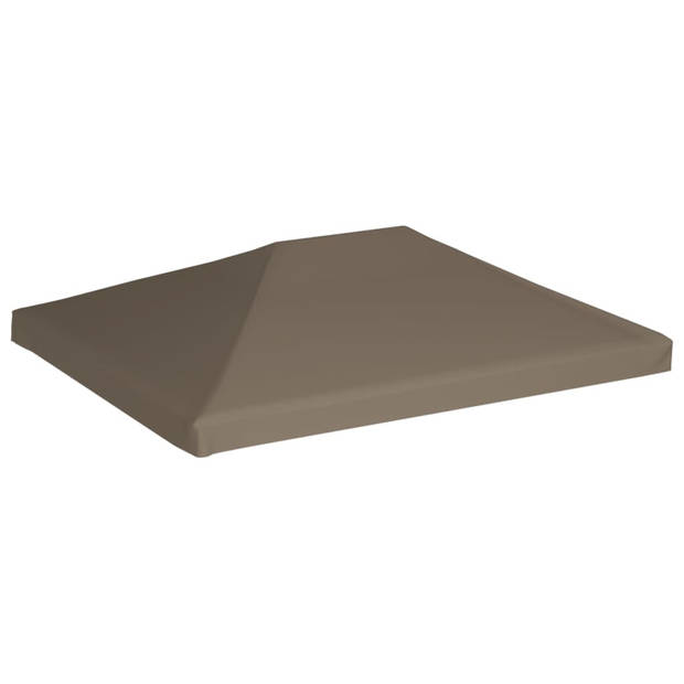 vidaXL Prieeldak 310 g/m² 3x4 m taupe