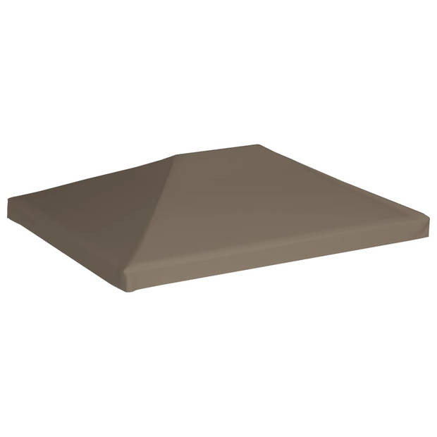 vidaXL Prieeldak 310 g/m² 3x3 m taupe