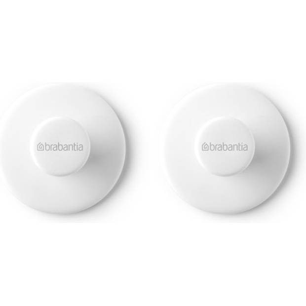 Brabantia ReNew Handdoekhaakjes, Set van 2 - White