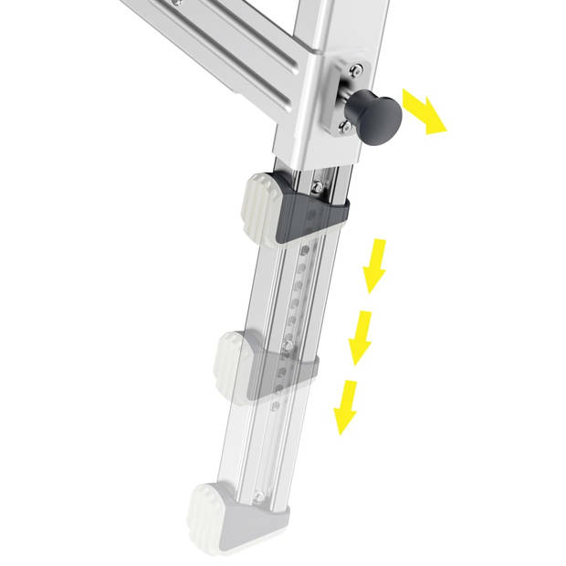 Hailo Trapplatform TP1 aluminium