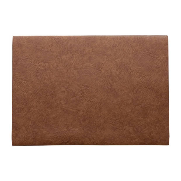 ASA Selection Placemat - Vegan Leather - Caramel - 46 x 33 cm