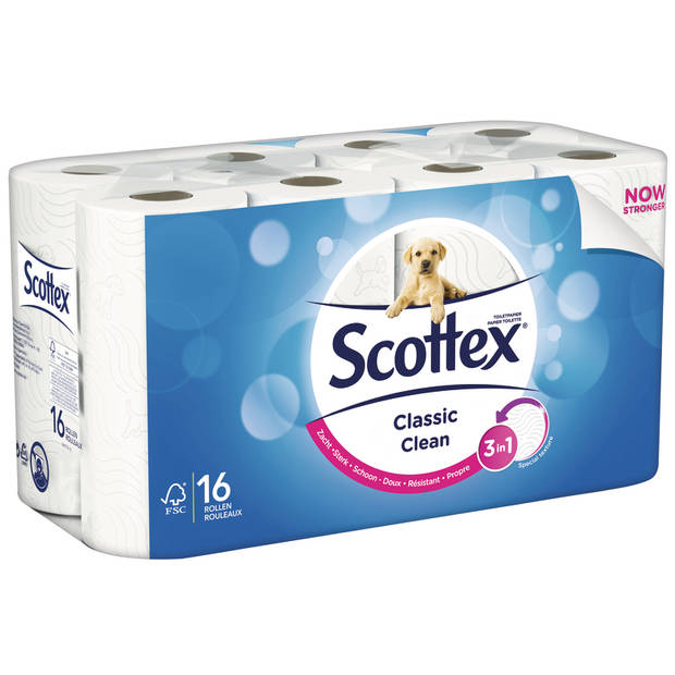 Scottex Wc Papier Classic Clean - 3 In 1