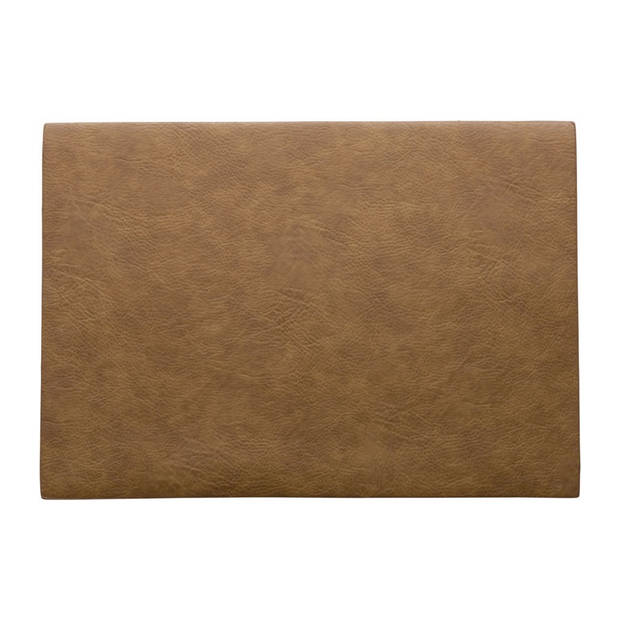 ASA Selection Placemat - Vegan Leather - Toffee - 46 x 33 cm