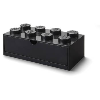 Set van 2 - Bureaulade Brick 8, Zwart - LEGO