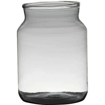 Bloemenvaas van gerecycled glas 30 x 21 cm - Vazen