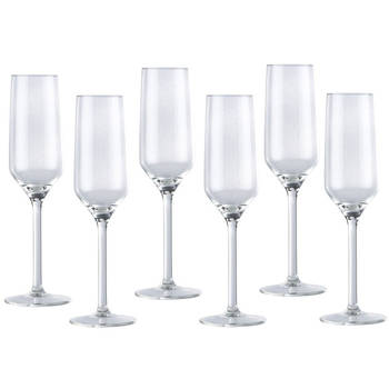 36x Champagneglas/glazen 22 centiliter - Champagneglazen