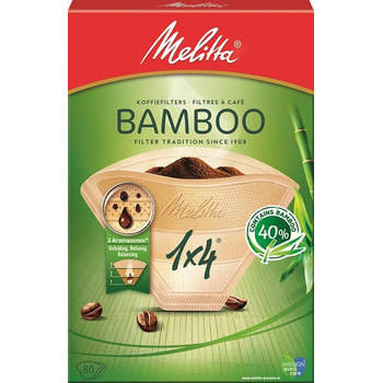 Melitta filters 1x4/80 Bamboo