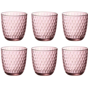 Bormioli Rocco Glazen Slot Roze 290 ml - 6 stuks