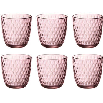 Bormioli Rocco Glazen Slot Roze 290 ml - 6 stuks