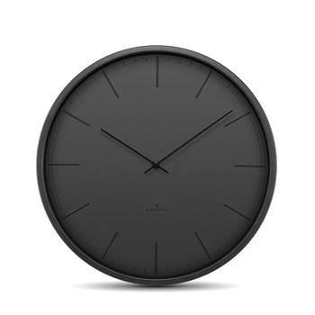 Huygens - Tone Index 35cm - Zwart - Wandklok - Stil - Quartz uurwerk