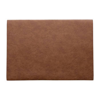 ASA Selection Placemat - Vegan Leather - Caramel - 46 x 33 cm