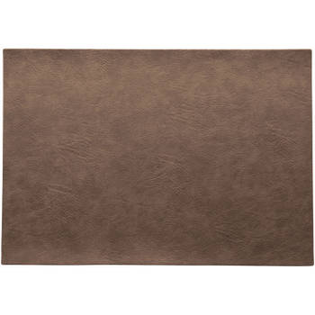 ASA Selection Placemat - Vegan Leather - Nougat - 46 x 33 cm