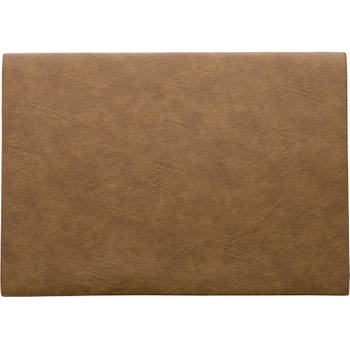 ASA Selection Placemat - Vegan Leather - Toffee - 46 x 33 cm
