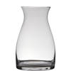 Transparante home-basics vaas/vazen van glas 30 x 19 cm Julia - Vazen