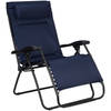 Abbey campingstoel Chaise Longue 90 x 75 x 112 cm marineblauw