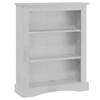 vidaXL Boekenkast 3 planken 81x29x100 cm grenenhout Corona-stijl grijs