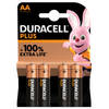 Duracell Plus AA Alkaline batterij 4St