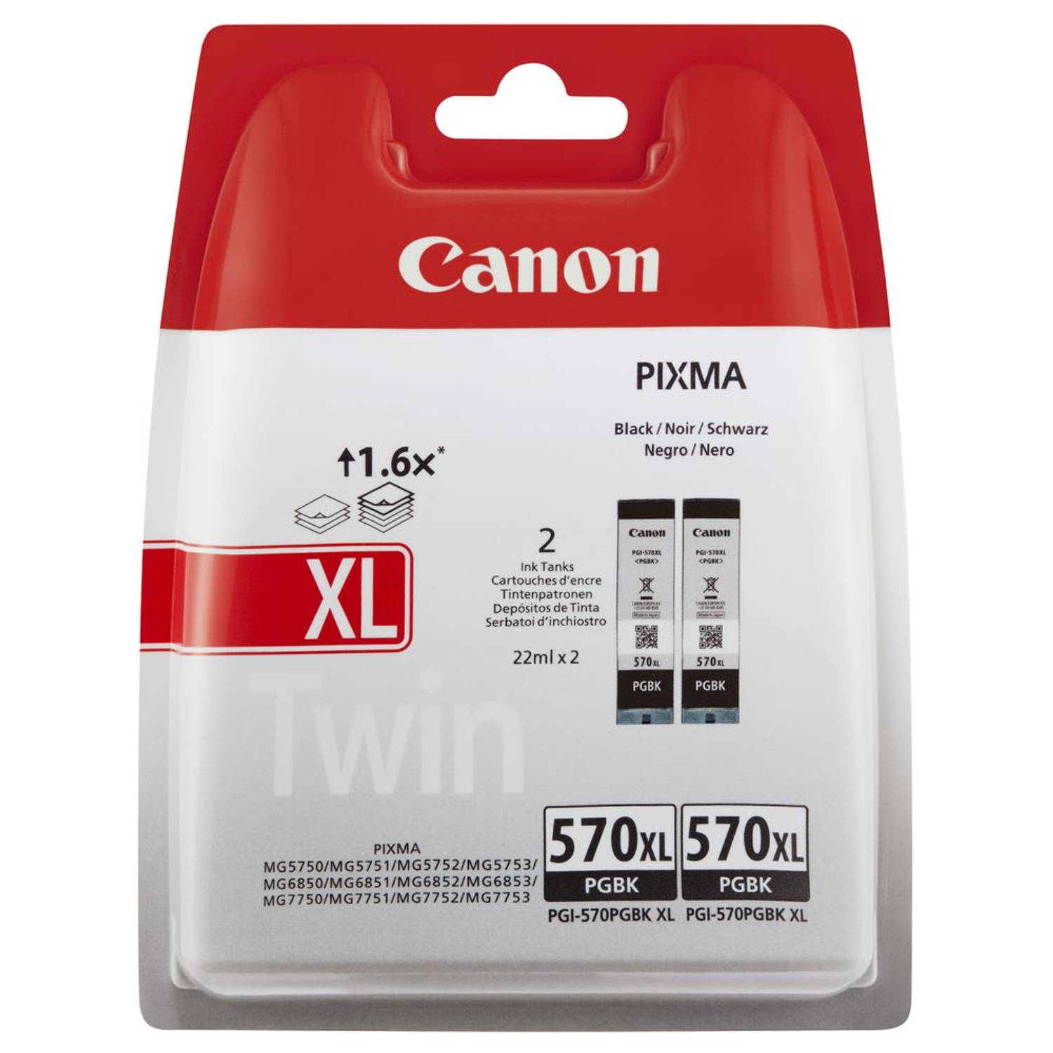 Canon Ink Cart-PGI-570XL PGBK Blister w-Sec (0318C007)