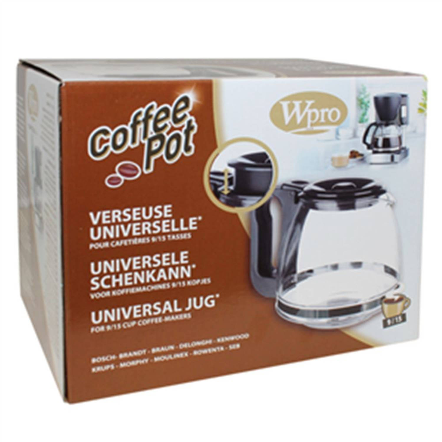 Voorloper Makkelijker maken auteursrechten Wpro universele koffiekan UCF300 9/15 kops | Blokker