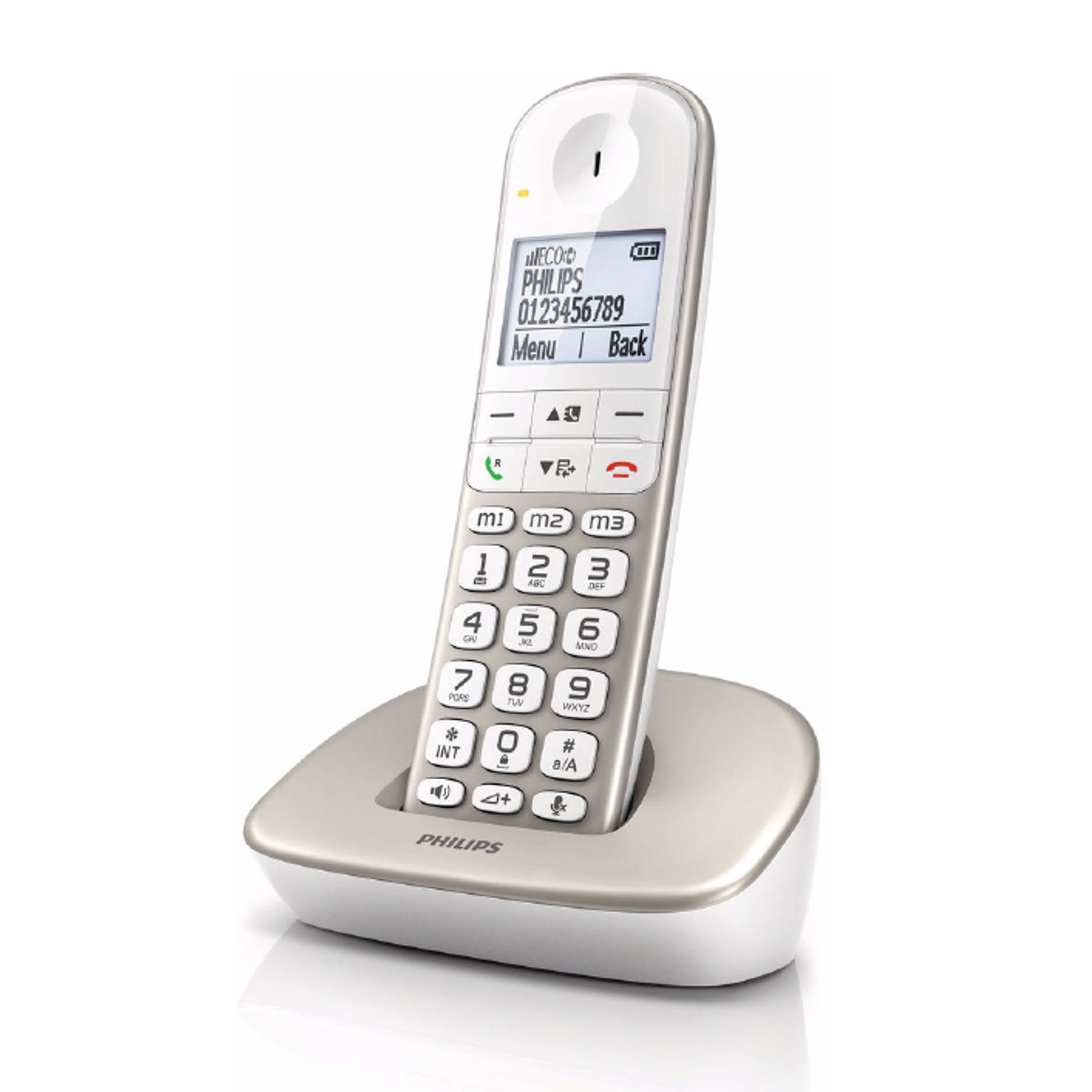Philips XL4901S - Draadloze Senioren Telefoon - 1 Handset - Grote Toetsen, Volumeboost en Gehoorapparaat Ondersteuning