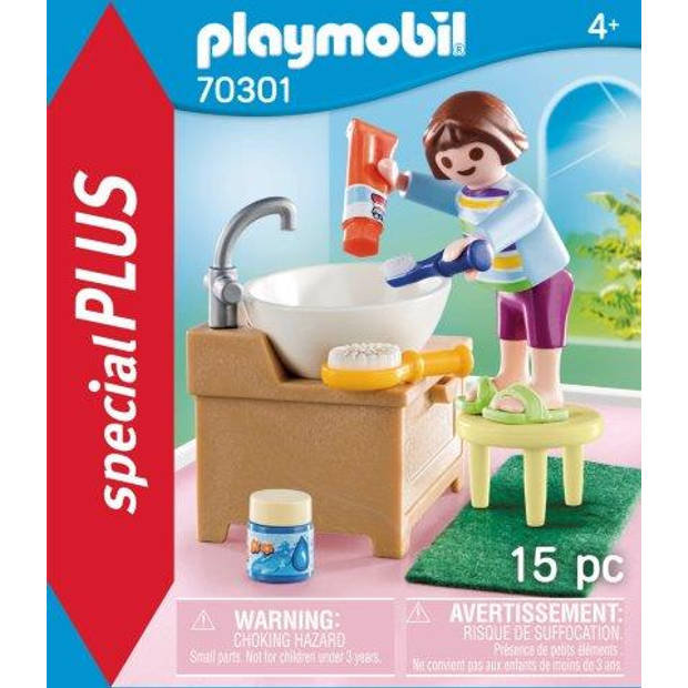 Playmobil Special Plus meisje aan wastafel 70301