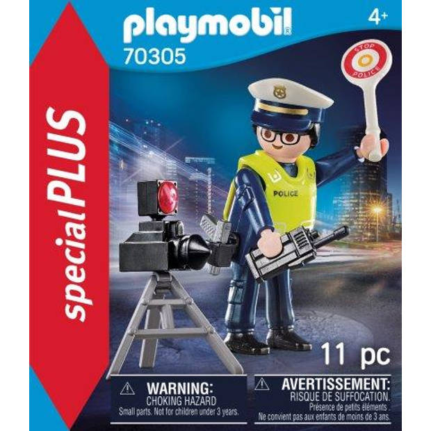 Playmobil Special Plus politieman met flitcontrole 70305