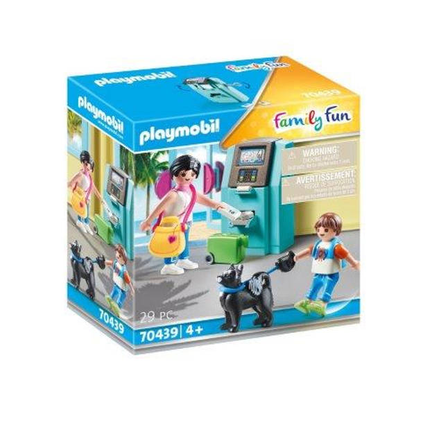 Playmobil Family Fun vakantiegangers met geldautomaat 70439