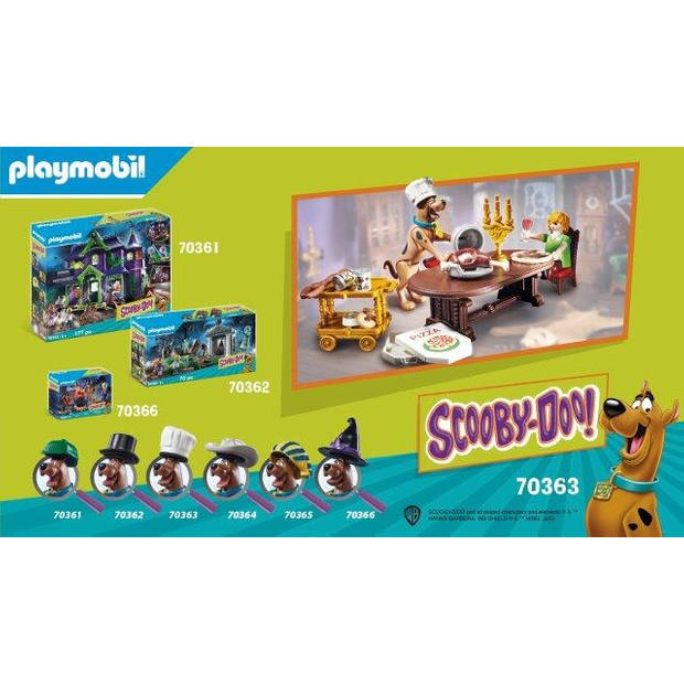 Playmobil Scooby-Doo! avondmaal met Shaggy 70363