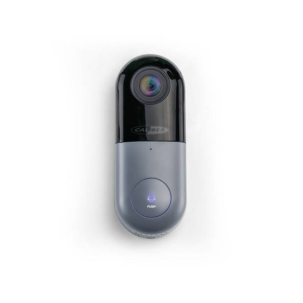 Caliber Slimme Deurbel met Camera en Wifi - Smart Camera met Intercom - 1080p Full HD - 120 Graden Kijkhoek (HWC502)