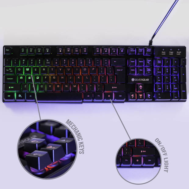 Gaming Toetsenbord en Muis - RGB LED