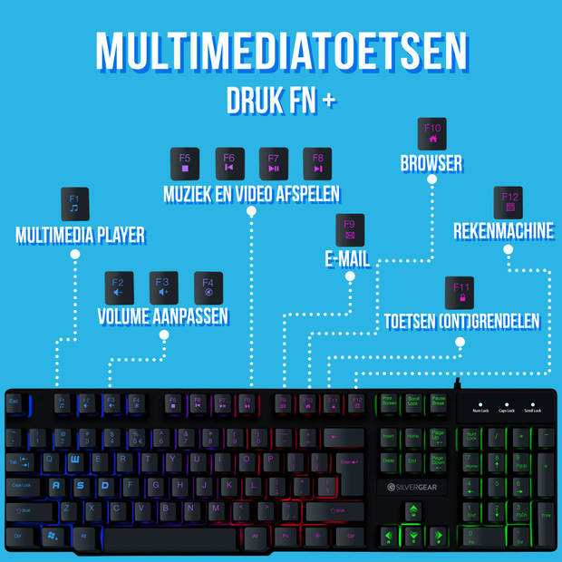 Gaming Toetsenbord RGB LED