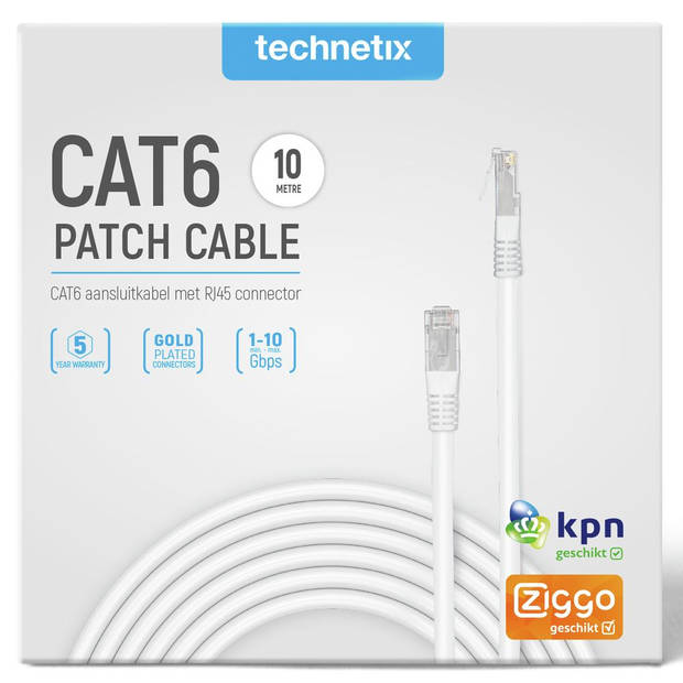 Technetix UTP Netwerkkabel CAT6 10,0m
