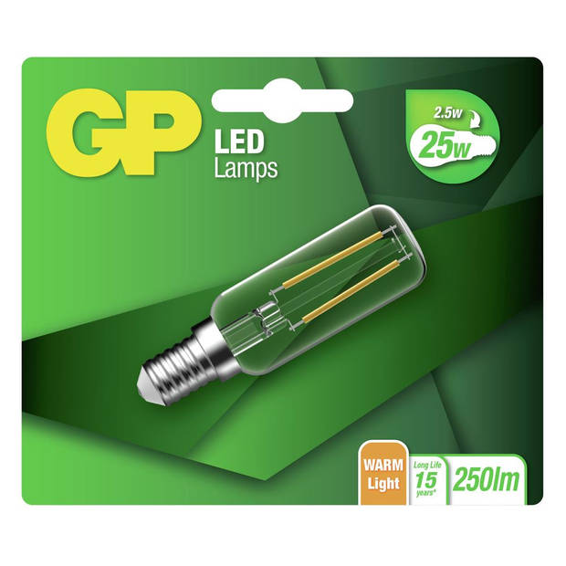 GP LED afzuigkaplamp E14 2,5W 250Lm buis LED 085522