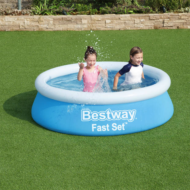 Bestway - Kinderzwembad met Opblaasbare Rand - 183 x 51 CM - Kinderen vanaf 6 Jaar