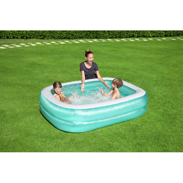 Familie zwembad - 201x150x51cm - model 54005 - opblaasbaar