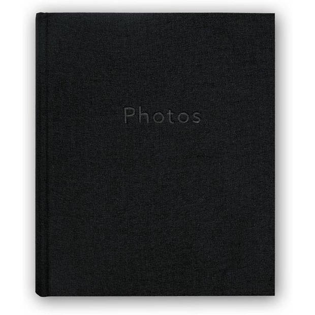 ZEP - Fotoalbum 33x30, linnen zwart, 60 blz. wit - Q5829