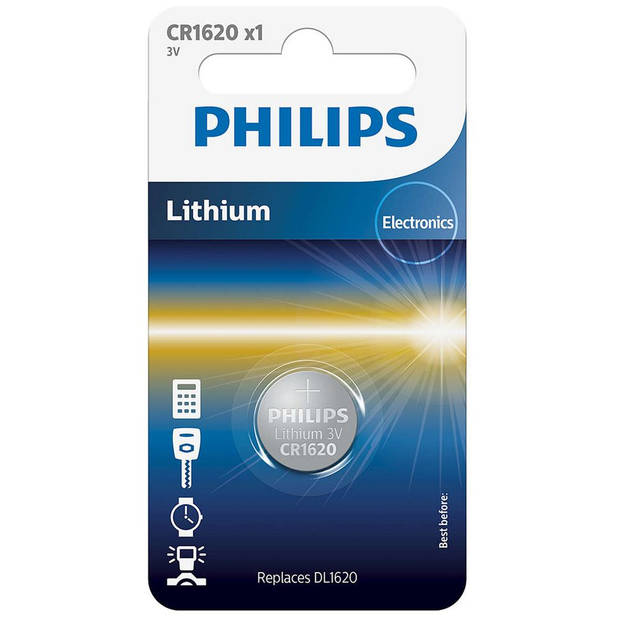 Philips CR1620/00B Minicells Alkaline Batterij