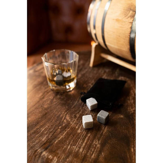 Gentlemen’s Hardware Retro Whisky Koelers Set van 6 Whisky Stenen