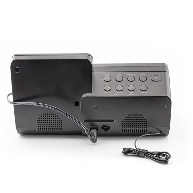 Caliber DAB+ Wekkerradio Met Draadloze Oplader - Bluetooth - 2 Alarmtijden - FM Radio (HCG012QIDAB-BT)