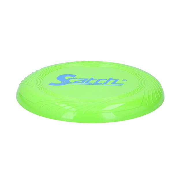 Scatch Frisbee Buitenspeelgoed - Incl. Frisbee en Doel - 111 x 5,6 x 43 CM - Kinderen vanaf 6 Jaar - Blauw/Groen