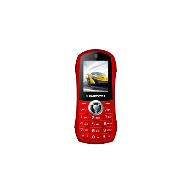 Blaupunkt Mobiele Telefoon - 1,8 Inch Rood (CAR-RED)