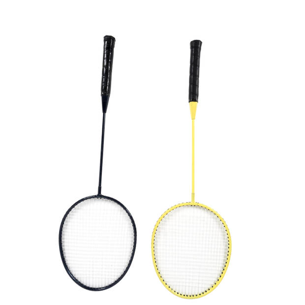 Scatch volleybal- en badmintonset - met net, rackets, shuttles en bal - draagtas - 310 x 168 cm