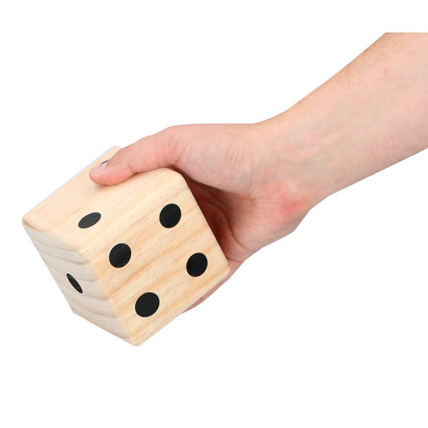 Giant dice game - 6 dobbelstenen (9x9x9cm) - scorebord met stift