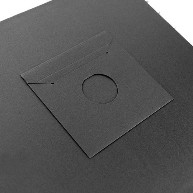 ZEP - Fotoalbum Umbria wit met Pergamijn beschermvellen 30 vel / 60 pagina's zwart formaat 30x30 - EBB30WH