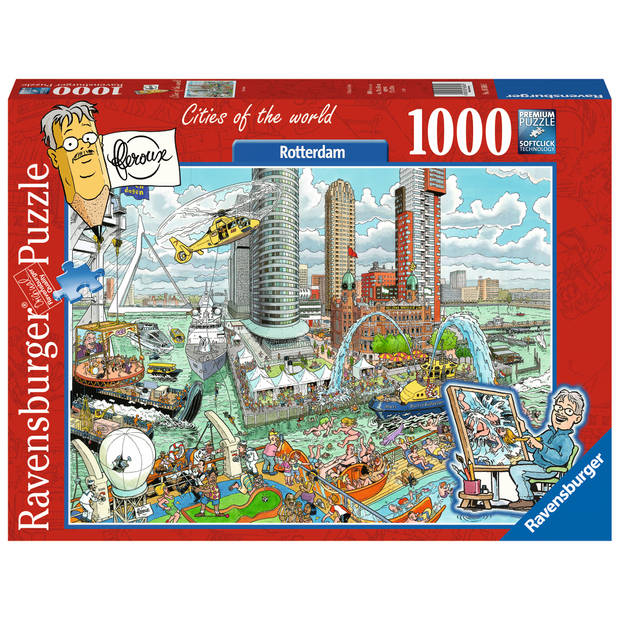 Ravensburger puzzel Fleroux Rotterdam - 1000 stukjes