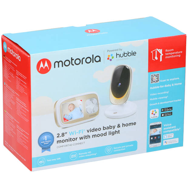 Motorola Comfort40 Connect babyfoon - video - waar je ook bent