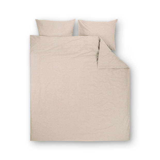 Blokker dekbedovertrek basic - 200x220 cm - taupe